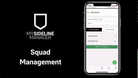 MySideline Manager.
